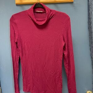 Pink Turtleneck  